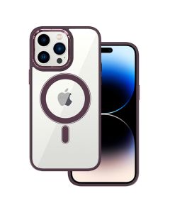 Tel Protect Magnetic MagSafe Hybrid Case Clear / Cherry (iPhone 11 Pro Max)