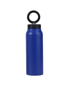 Magnetic Holder Bottle 950ml with Straw Θερμός με Λαβή / Βάση Συμβατή με MagSafe Blue