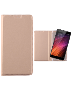 Magnet Book Stand Case - Gold (Nokia 7)