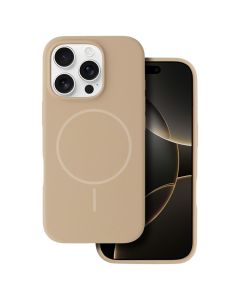 MagSafe Slim Silicone Case Θήκη Σιλικόνης Συμβατή με MagSafe - Brown (iPhone 14 Pro Max)