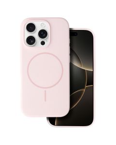 MagSafe Slim Silicone Case Θήκη Σιλικόνης Συμβατή με MagSafe - Light Pink (iPhone 16)