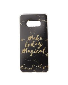 Marble Art Gel Case Magical Θήκη Σιλικόνης Black (Samsung Galaxy S10e)