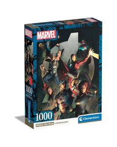 Clementoni Παζλ High Quality Collection Marvel The Avengers 1000 τμχ - Compact Box