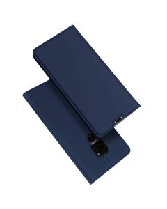 DUX DUCIS SkinPro Wallet Case Θήκη Πορτοφόλι με Stand - Navy Blue (Huawei Mate 20)