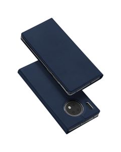 DUX DUCIS SkinPro Wallet Case Θήκη Πορτοφόλι με Stand - Navy Blue (Huawei Mate 30)