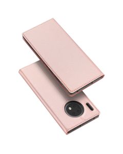DUX DUCIS SkinPro Wallet Case Θήκη Πορτοφόλι με Stand - Rose Gold (Huawei Mate 30)