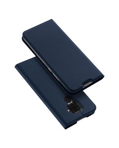 DUX DUCIS SkinPro Wallet Case Θήκη Πορτοφόλι με Stand - Navy Blue (Huawei Mate 30 Lite)