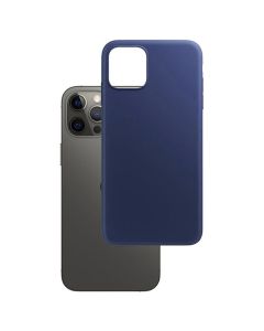 Matt Back Cover TPU Case Θήκη Blue (iPhone 12 / 12 Pro)