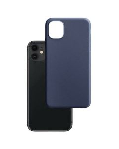 Matt Back Cover TPU Case Θήκη Dark Blue (iPhone 11)