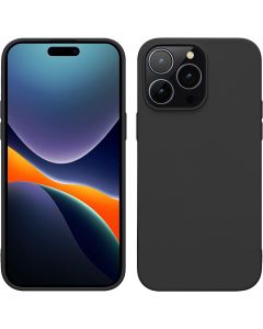 Matt Back Cover TPU Case Θήκη Black (iPhone 14 Pro Max)