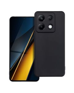 Matt Back Cover TPU Case Θήκη Black (Xiaomi Poco X6 5G)