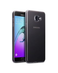 Terrapin Θήκη Σιλικόνης Slim Fit Silicone Case (118-002-535) Ημιδιάφανη Μαύρη (Samsung Galaxy A7 II - 2016)