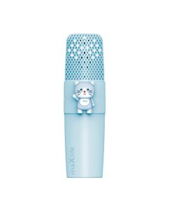 Maxlife Animal MXBM-500 Microphone with Bluetooth Speaker Ασύρματο Μικρόφωνο Karaoke - Blue