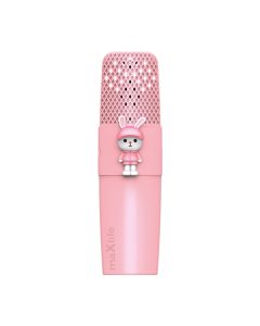 Maxlife Animal MXBM-500 Microphone with Bluetooth Speaker Ασύρματο Μικρόφωνο Karaoke - Pink