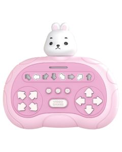 Maxlife MXPS-400 QuickPush Portable Anti-Stress Skill Game - Rabbit Pink - MT83068