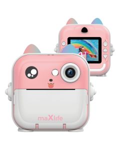 Maxlife Instant Camera Printer MXPC-100 For Children Παιδική Κάμερα - Pink - MT75502