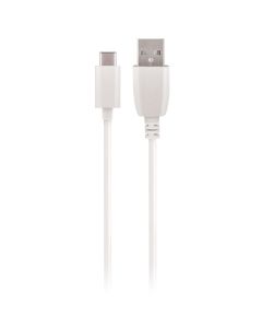 Maxlife USB to Type-C Fast Charging Data Cable 2A Καλώδιο Φόρτισης 3m - White - MT59170
