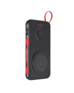 Maxlife MXPB-08 Power Bank 10000mAh 22,5W Magsafe 3in1 Εξωτερική Μπαταρία - Black - MT80751