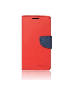 Mercury Fancy Diary Θήκη Πορτοφόλι με δυνατότητα Stand Red / Navy (LG G4 Stylus)