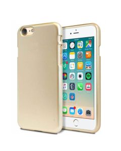 Mercury i-Jelly Slim Fit Case Θήκη Σιλικόνης Gold (iPhone 7 / 8 / SE 2020 / 2022)