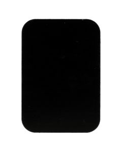 Metal Plate for Magnet Holders Rectangular 45x65mm Μαγνητική Πλάκα - Black
