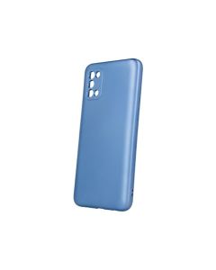 Soft TPU Silicone Case Metallic Light Blue (Samsung Galaxy A03s)