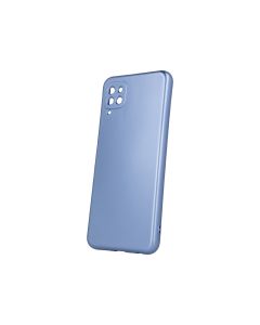 Soft TPU Silicone Case Metallic Light Blue (Samsung Galaxy A22 4G)