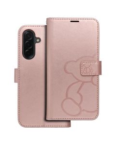 Forcell MEZZO Smart Book Case με Δυνατότητα Stand Θήκη Πορτοφόλι Rose Gold Teddy Bear (Samsung Galaxy A36 5G) - MT80118