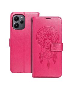 Forcell MEZZO Smart Book Case με Δυνατότητα Stand Θήκη Πορτοφόλι Magenta Dreamcatcher (Xiaomi Redmi 12) - MT72384