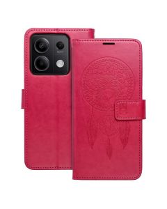 Forcell MEZZO Smart Book Case με Δυνατότητα Stand Θήκη Πορτοφόλι Magenta Dreamcatcher (Xiaomi Redmi Note 13 5G) - MT74454