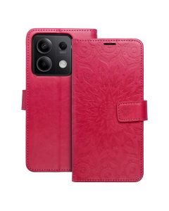 Forcell MEZZO Smart Book Case με Δυνατότητα Stand Θήκη Πορτοφόλι Magenta Mandala (Xiaomi Redmi Note 13 5G) - MT74459
