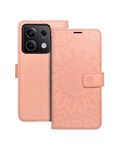 Forcell MEZZO Smart Book Case με Δυνατότητα Stand Θήκη Πορτοφόλι Peach Mandala (Xiaomi Redmi Note 13 5G) - MT74458