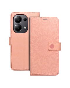 Forcell MEZZO Smart Book Case με Δυνατότητα Stand Θήκη Πορτοφόλι Peach Mandala (Xiaomi Redmi Note 13 Pro 4G / Poco M6 Pro 4G) - MT74478