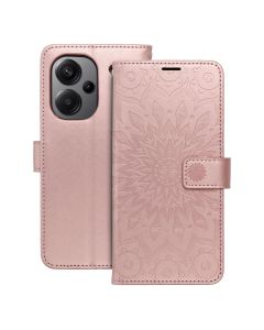 Forcell MEZZO Smart Book Case με Δυνατότητα Stand Θήκη Πορτοφόλι Rose Gold Mandala (Xiaomi Redmi Note 13 Pro Plus 5G) - MT74463