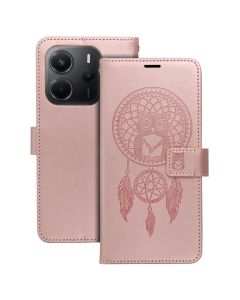 Forcell MEZZO Smart Book Case με Δυνατότητα Stand Θήκη Πορτοφόλι Rose Gold Dreamcatcher (Xiaomi Redmi Note 14 4G) - MT80133