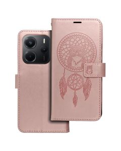 Forcell MEZZO Smart Book Case με Δυνατότητα Stand Θήκη Πορτοφόλι Rose Gold Dreamcatcher (Xiaomi Redmi Note 14 5G) - MT79433
