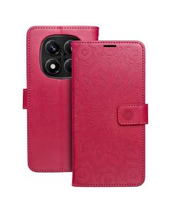 Forcell MEZZO Smart Book Case με Δυνατότητα Stand Θήκη Πορτοφόλι Magenta Mandala (Xiaomi Redmi Note 14 Pro 4G) - MT80131