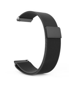 TECH-PROTECT Milanese Stainless Steel Watch Strap Black (περιλαμβάνει τα μεταλλικά κουμπώματα) για Samsung Galaxy Watch 42mm