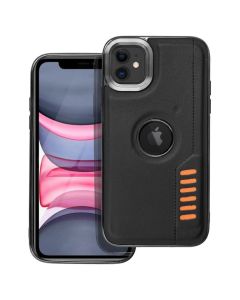 Milano PU Leather Back Cover Case - Black (iPhone 11)