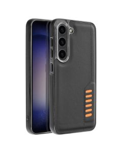 Milano PU Leather Back Cover Case - Black (Samsung Galaxy A35 5G)