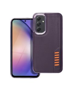 Milano PU Leather Back Cover Case - Dark Purple (Samsung Galaxy A54 5G)