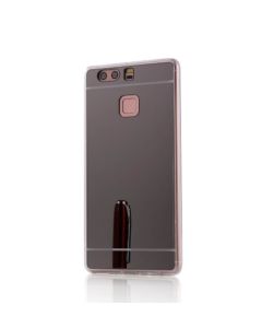Forcell Mirror Slim Fit Gel Case Θήκη Σιλικόνης Black (Huawei P9)