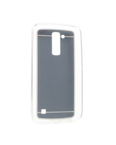 Forcell Mirror Slim Fit Gel Case Θήκη Σιλικόνης Black (LG K10)