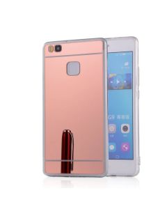 Forcell Mirror Slim Fit Gel Case Θήκη Σιλικόνης Rose Gold (Huawei P9 Lite)