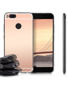 Forcell Mirror Slim Fit Gel Case Θήκη Σιλικόνης Rose Gold (Xiaomi Mi A1 / 5X)