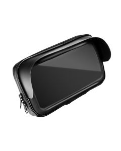 Moto / Scooter Phone Holder with Zip and Hood Βάση Στήριξης Μηχανής / Σκούτερ - Black