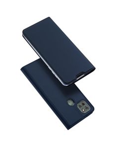 DUX DUCIS SkinPro Wallet Case Θήκη Πορτοφόλι με Stand - Navy Blue (Motorola Moto G9 Power)