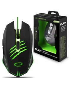 Esperanza EGM209G Claw Gaming Mouse 6D Led Ενσύρματο Ποντίκι Υπολογιστή - Green