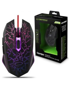 Esperanza EGM211R Lightning Gaming Mouse 6D Led Ενσύρματο Ποντίκι Υπολογιστή - Black