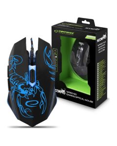 Esperanza EGM203B Scorpio Gaming Mouse 6D Led Ενσύρματο Ποντίκι Υπολογιστή - Blue
